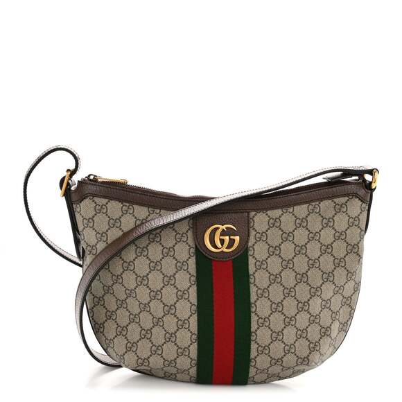 Gucci Tops - Gucci Gg Supreme Web Small Ophidia Half #240633G15B